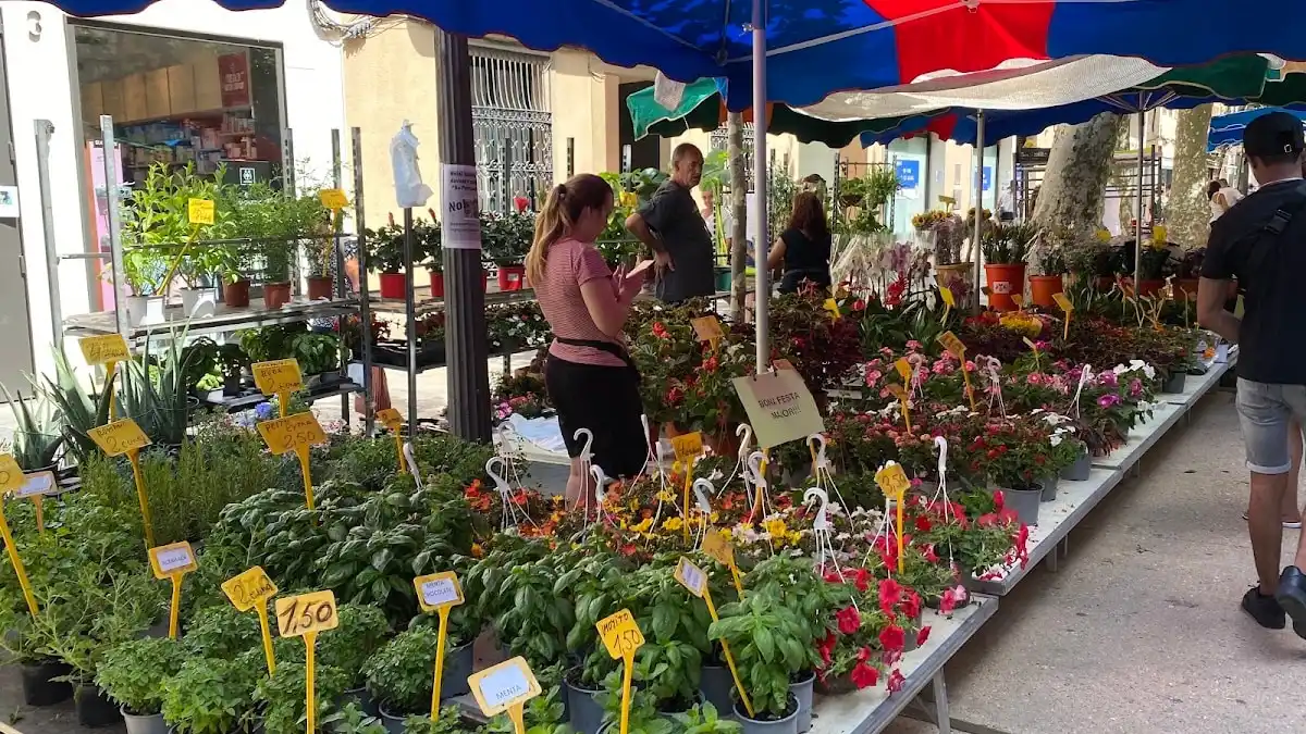 Groente- en fruitmarkt van Blanes