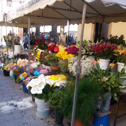 Puesto de mercadillo: Floristería El Clavel